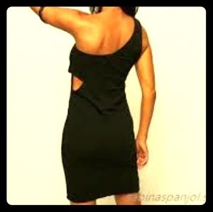 American eagle dont ask why black dress